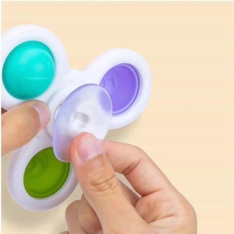 3 przyssawki sensoryczne grzechotka spinner ME-042 3 przyssawki sensoryczne grzechotka spinner ME-042