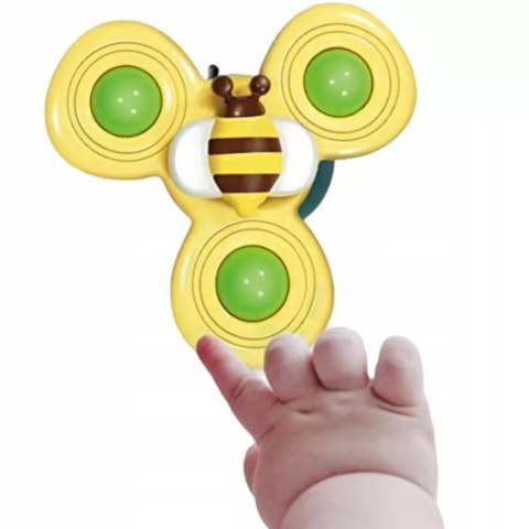 3 przyssawki sensoryczne grzechotka spinner ME-042 3 przyssawki sensoryczne grzechotka spinner ME-042