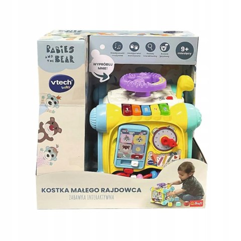 Kostka Małego Rajdowca interaktywna edukacyjna 9m+ Vtech Trefl 61957 Kostka Małego Rajdowca interaktywna edukacyjna 9m+ Vtech Trefl 61957