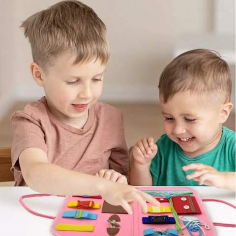 Tablica manipulacyjna książka filcowa edukacyjna składana dla dzieci F43 Tablica manipulacyjna książka filcowa edukacyjna składana dla dzieci F43