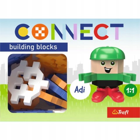 Zestaw klocków Connect - Pocket Boy: Adi 35 elementów 4+ Trefl 61981 Zestaw klocków Connect - Pocket Boy: Adi 35 elementów 4+ Trefl 61981