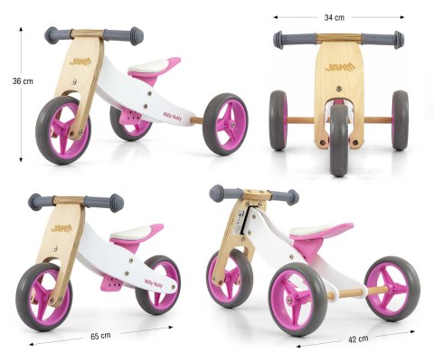 Milly Mally Pojazd Jake Classic Pink Milly Mally Pojazd Jake Classic Pink
