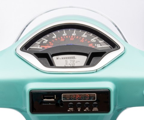 Milly Mally Pojazd na akumulator Vespa GTS Super Mint Milly Mally Pojazd na akumulator Vespa GTS Super Mint