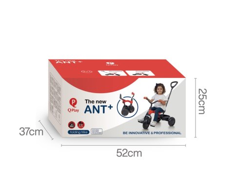 Qplay Rowerek Trójkołowy Ant Plus Red Qplay Rowerek Trójkołowy Ant Plus Red