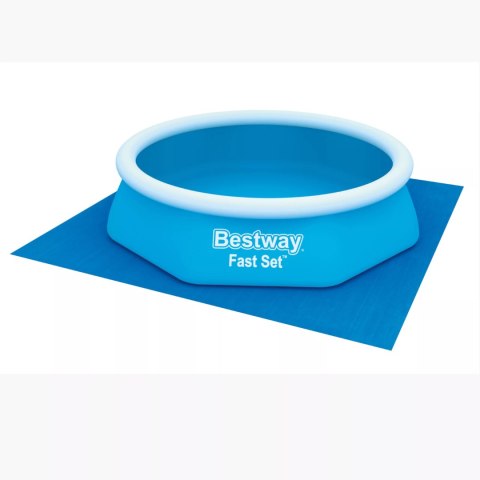 Mata podkład pod basen stelażowy rozporowy 274 x 274cm Bestway 58000 Mata podkład pod basen stelażowy rozporowy 274 x 274cm Bestway 58000
