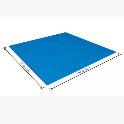 Mata podkład pod basen stelażowy rozporowy 274 x 274cm Bestway 58000 Mata podkład pod basen stelażowy rozporowy 274 x 274cm Bestway 58000