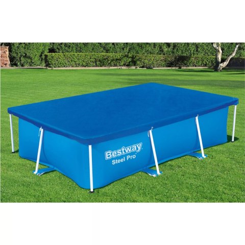 Przykrycie 264 x 174cm na basen stelażowy Bestway 58105 Przykrycie 264 x 174cm na basen stelażowy Bestway 58105
