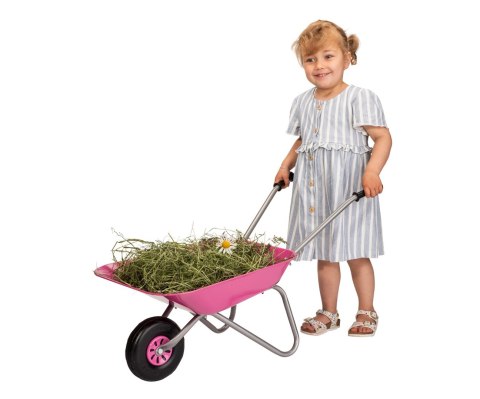 Rolly Toys 274802 Taczka Metalowa rózowa Rolly Toys 274802 Taczka Metalowa rózowa