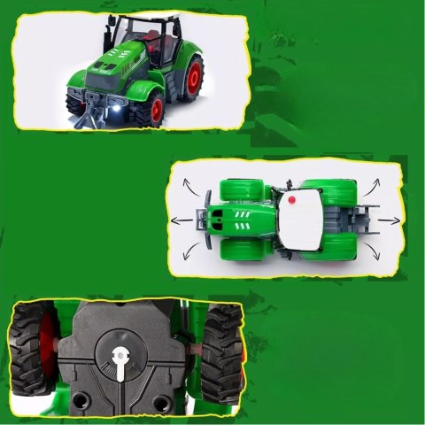 TRAKTOR Z PRZYCZEPĄ ZDALNIE STEROWANY AKUMULATOR ŁADOWARKA 9877-14 TRAKTOR Z PRZYCZEPĄ ZDALNIE STEROWANY AKUMULATOR ŁADOWARKA 9877-14