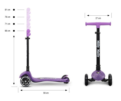 Milly Mally Scooter Sparky Violet Milly Mally Scooter Sparky Violet
