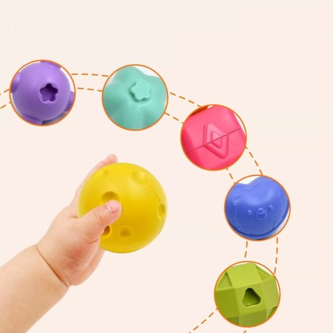 Edukacyjna kostka sensoryczna sorter kształtów klocki cymbałki 18m+ 688-62 Edukacyjna kostka sensoryczna sorter kształtów klocki cymbałki 18m+ 688-62