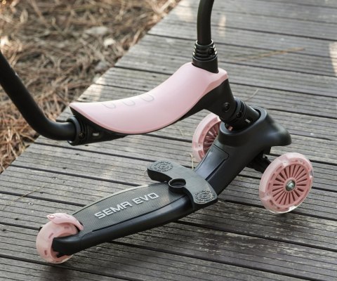 Qplay Hulajnoga Sema Evo 3w1 Coral Pink Qplay Hulajnoga Sema Evo 3w1 Coral Pink