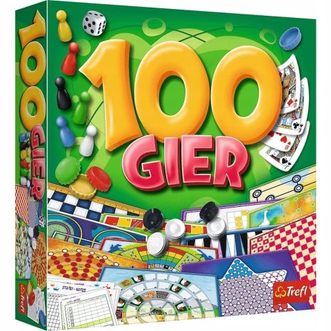 Gra planszowa 100 Gier Trefl 02117 Gra planszowa 100 Gier Trefl 02117
