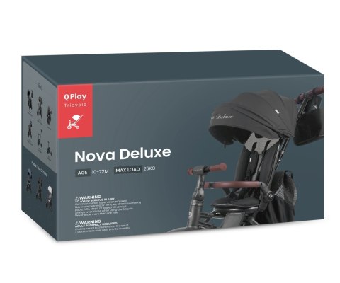 Qplay Rowerek Trójkołowy Nova Deluxe Grey Qplay Rowerek Trójkołowy Nova Deluxe Grey
