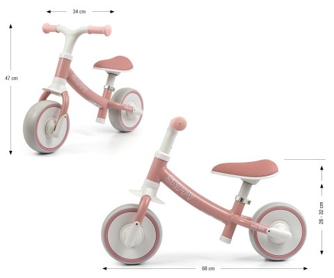 Milly Mally Rowerek Biegowy Skippy Pink Milly Mally Rowerek Biegowy Skippy Pink