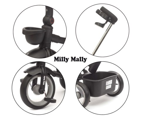 Milly Mally Rowerek Trójkołowy Twinkle Grey Milly Mally Rowerek Trójkołowy Twinkle Grey