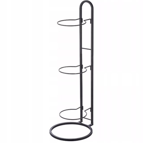 Pionowy stojak na 3 piłki organizer metalowy stojący 254 Pionowy stojak na 3 piłki organizer metalowy stojący 254