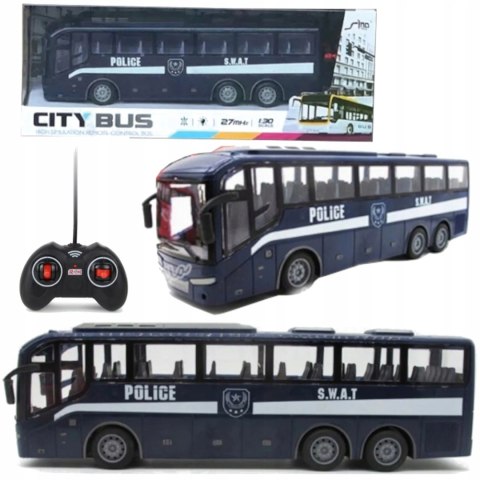 Autobus Policja Bus Zdalnie sterowany QH866-4 Autobus Policja Bus Zdalnie sterowany QH866-4