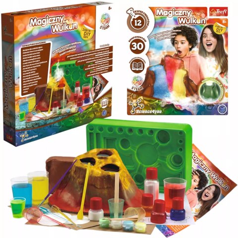 Zestaw doświadczalny Magiczny Wulkan DIY 8+ Trefl Science4you 61966 Zestaw doświadczalny Magiczny Wulkan DIY 8+ Trefl Science4you 61966