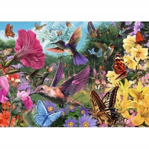 Puzzle Premium Plus Quality 1000 el. Tea Time: Ogród dla ptaków 10806 Puzzle Premium Plus Quality 1000 el. Tea Time: Ogród dla ptaków 10806