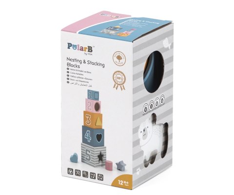 Viga 44016 PolarB piramidka edukacyjna z sorterem Viga 44016 PolarB piramidka edukacyjna z sorterem