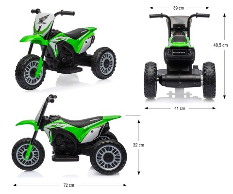 Pojazd na akumulator Motocykl HONDA CRF 450R Green Pojazd na akumulator Motocykl HONDA CRF 450R Green