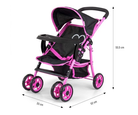 Milly Mally Wózek dla lalek Kate Prestige Black Milly Mally Wózek dla lalek Kate Prestige Black
