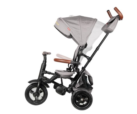 Qplay Rowerek Trójkołowy Rito Deluxe Rubber Grey Qplay Rowerek Trójkołowy Rito Deluxe Rubber Grey