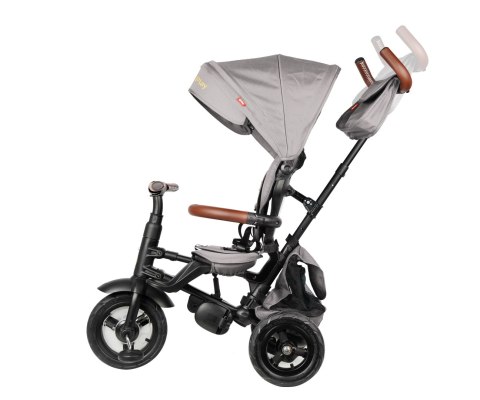 Qplay Rowerek Trójkołowy Rito Deluxe Rubber Grey Qplay Rowerek Trójkołowy Rito Deluxe Rubber Grey