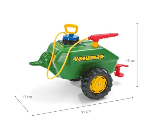 Rolly Toys 122868 Cysterna Rolly Vacumax z pompą i sikawka Zielona 1-oś Rolly Toys 122868 Cysterna Rolly Vacumax z pompą i sikawka Zielona 1-oś